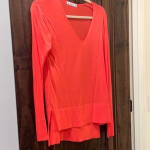 Coral Zara V-neck Top